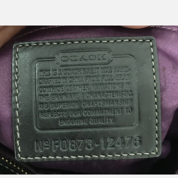 2008 Coach Pleated Hamptons Caryall Tote - Picture 6 of 7